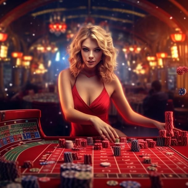 Meja baccarat live casino situswin dengan dealer profesional di studio